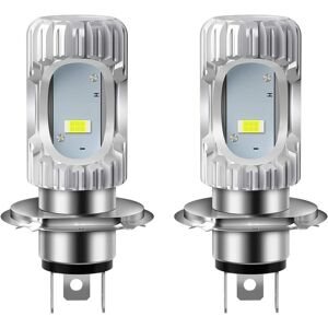 AOUGO 2pcs HS1 Bulb H4 Motorcycle Headlights csp 1860 smd PX43t 35/35W High/Low Beam Headlights 2000LM 6500K dc 9-80V