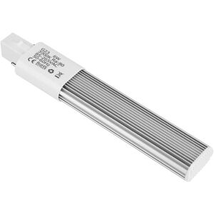 AOUGO 6W 2 Pin Compact Tube Fluorescent Lamp, G23/GX23 Fluorescent Lamp Horizontal Tube Base, 3000K(Warm White G23)