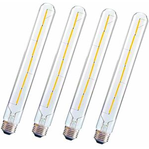 MUMU E27 300mm T300 led bulb 6W 2700K warm white 360° no flicker not dimmable (4 pieces)