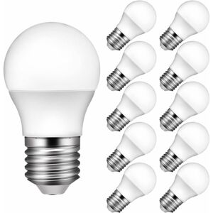 Langray - E27 led Bulb, 3000K Cool White, 12W, Pack of 10