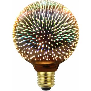 Edison Light Bulb 3D Firework Led Light Bulb 4W 220-240V E27 Specialty Decorative Light Bulb (G95) Groofoo