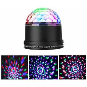 HOOPZI LED disco ball, 51LEDs 12W 7 colors disco lamp party light RGB light effect stage lighting party light decoration [energy class A]