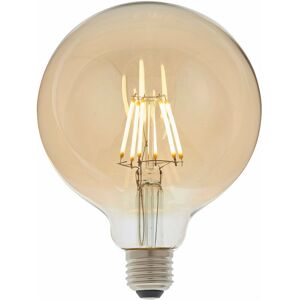 Loops - led Filament Lamp Bulb Dimmable 6W E27 led 125mm Amber Tinted Glass Globe