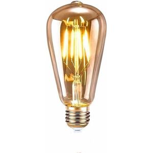 MUMU LED Bulbs 1PC E27 Retro LED Bulbs Decorative Lights Retro Edison Bulbs Antique Lights ST64 4W LED Filament Warm White Restaurant Cafe Bar