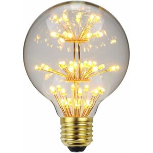 Groofoo - Led Vintage Bulb Light Bulb rgb Firework Edison Light Bulb G95 3W 220/240V E27 Decorative Light Bulb (耳80mm Firework)