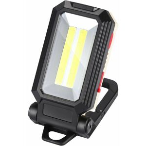 HOOPZI LED Work Light Camping Light Rechargeable LED Floodlight Rechargeable Work Light Lamp Workshop COB Torch Flashlight with Magnetic Base for Garage,