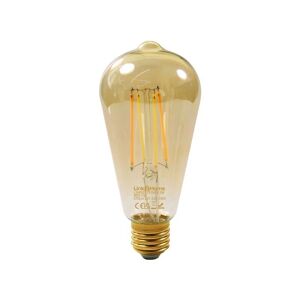 Link2home - Wi-Fi led es E27 Pear Filament Dimmable Bulb, White 470 lm 4.5W