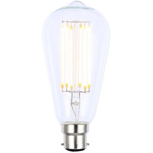 Litecraft - Light Bulb 6W B22 Bayonet Cap led Filament Teardrop Fitting - Clear