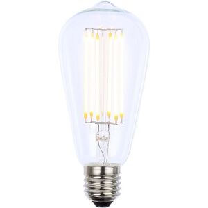 Litecraft - Light Bulb 6W E27 Edison Screw led Filament Teardrop Fitting - Clear