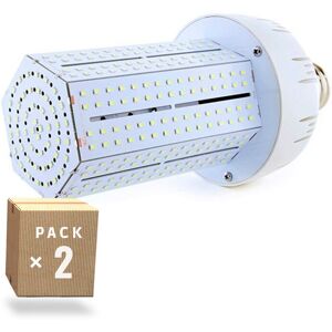 Greenice - Pack 2 Bulbs led E40 80W 8800Lm 6000ºK Street Lighting Público 40.000H [MYM-80-03-CW-PK2-AP]