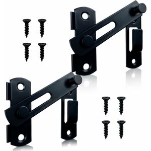 Denuotop - Pieces Spring Latch Bolt, Window Door Latch Bounce Latch, Aluminum Latch, Suitable for Windows, Wooden Doors, Bathrooms, Cabinet Doors