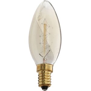 Premier Housewares - led Bulbs Copper Light Bulbs Vintage led Bulb Small Screw Light Bulb 40 Watt w4 x d4 x h10cm