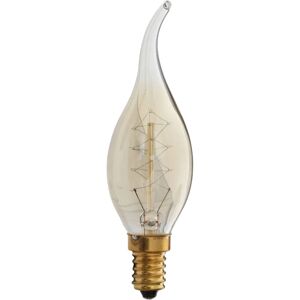 Premier Housewares - led Bulbs Copper Light Bulbs Vintage led Bulb Small Screw Light Bulb 40 Watt w4 x d4 x h12cm