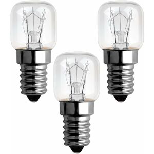 DENUOTOP Oven Light Bulb 15W 300 Degree E14 Dimmable, AC220V-240V, E14 T22 Incandescent Light Bulb, 85LM Warm White 2300K, E14 Small Screw Base Pygmy Lamps