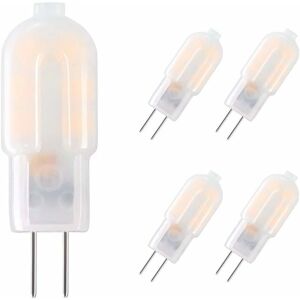 G4 led Light Bulb,5-Pack 15W Equivalent Halogen Light Bulbs,Economy G4 2W led Light Bulb for Cooker Hood Bulbs,AC/DC 12V 130LM 3000K Denuotop