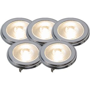 LUEDD G53 dimmable AR111 LED lamp 9W 650LM 3000K Set of 5