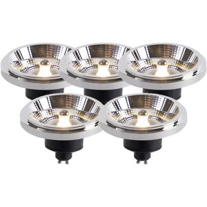 Luedd - Set of 5 GU10 led lamps AR111 11W 820 lm 3000K