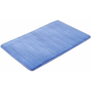 Denuotop - Soft Memory Foam Bath Mat - Non-Slip Absorbent Rubber Bathroom Mat for Kitchen and Bathroom 50 x 80cm, Blue
