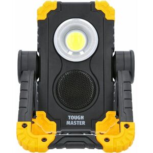 Tough Master - led 1500 Lumens Work Light, Waterproof Bluetooth usb Power Bank diy Device