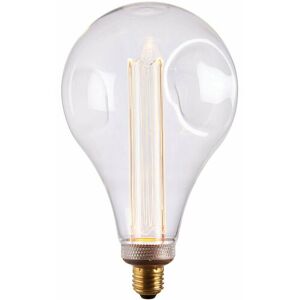 Loops - vintage led Filament Light Bulb clear glass E27 Screw 2.5W xl 243mm Dimple Lamp