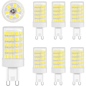 BEIJIYI G9 LED Bulb Cool White, 10W G9 LED 6000K Equivalent to 80W Incandescent Light 900LM G9 LED Lamp AC 220V Bright 360º Wide Beam Angle 862835 SMD