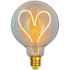 BEIJIYI LED Light Bulbs Vintage Light Bulb 4W Antique Edison Bulb Dimmable LED Filament 220/240V G95 Heart Warm Light (Transparent)