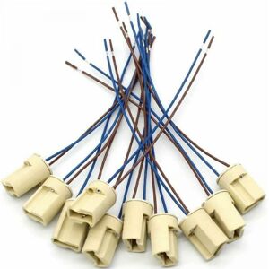 Cyslmuk - 10Pcs G9 Ceramic Lamp Holder, Halogen Lamps Ceramic Connector Socket, G9 Lamp Holder 250V G9 Socket Ceramic Light Lamp Holder Cyslmuk - 10Pcs G9 Ceramic Lamp Holder, Halogen Lamps Ceramic Connector Socket, G9 Lamp Holder 250V G9 Socket Ceramic Light Lamp Holder