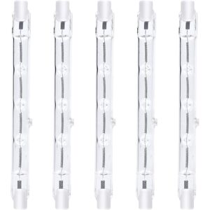 Aougo - 118mm R7s Dimmable Halogen Pencil Light Bulb 300W Warm White 2800K R7s Linear 3000lm AC220-240V J118 Linear Halogen Floodlight for Landscape, Aougo - 118mm R7s Dimmable Halogen Pencil Light Bulb 300W Warm White 2800K R7s Linear 3000lm AC220-240V J118 Linear Halogen Floodlight for Landscape,