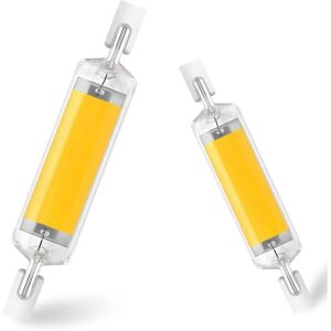 Aiperq - 2 Pack 10W R7S led Bulb, Dimmable 78mm Cool White 6000K, 100W J78 Halogen Replacement, Double Ended R7S Base Tube, 360° Beam Angle Aiperq - 2 Pack 10W R7S led Bulb, Dimmable 78mm Cool White 6000K, 100W J78 Halogen Replacement, Double Ended R7S Base Tube, 360° Beam Angle