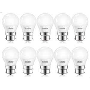 Extrastar - 5W led G45 Golf Ball Bulb B22 Natural light 4200K (Pack of 10) Extrastar - 5W led G45 Golf Ball Bulb B22 Natural light 4200K (Pack of 10)