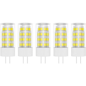 Memkey - 5X G4 led lamp, 5 w, 51 smd 2835 LEDs, warm white, 6000 k, led light source, 400 lm, equivalent to 50 w halogen lamp, ac 220 v [energy class Memkey - 5X G4 led lamp, 5 w, 51 smd 2835 LEDs, warm white, 6000 k, led light source, 400 lm, equivalent to 50 w halogen lamp, ac 220 v [energy class