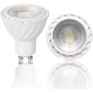 Memkey - cob GU10 led lamp warm white 3000 k, 5 w beam angle 38 °, 45 w halogen equivalent. Traditional non-dimmable spotlight 450 lm for ceiling and Memkey - cob GU10 led lamp warm white 3000 k, 5 w beam angle 38 °, 45 w halogen equivalent. Traditional non-dimmable spotlight 450 lm for ceiling and