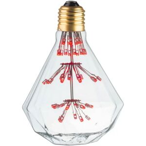 Ecolicht - 20130410001 Red Diamond Decorative Bulb E27 - Ø95x136mm Ecolicht - 20130410001 Red Diamond Decorative Bulb E27 - Ø95x136mm