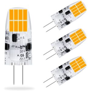 WOIYIC G4 LED Bulb 2W, Warm White 2700K G4 LED Bulbs, 2W Equivalent 20W G4 Halogen Bulb, LED Pin Micro Capsule G4 296lm, Non-Dimmable, Pack of 4 [Energy WOIYIC G4 LED Bulb 2W, Warm White 2700K G4 LED Bulbs, 2W Equivalent 20W G4 Halogen Bulb, LED Pin Micro Capsule G4 296lm, Non-Dimmable, Pack of 4 [Energy