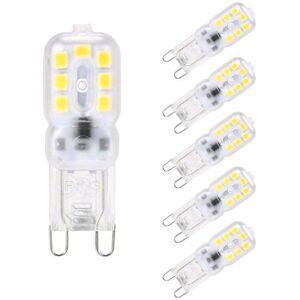 WOIYIC G9 3W LED Bulb, 14 x 2835 SMD Energy Saving LED Bulbs, 30W Halogen Equivalent, 6000K Cool White Light, 300Lumens, 360° Beam Angle, AC 220-240V, WOIYIC G9 3W LED Bulb, 14 x 2835 SMD Energy Saving LED Bulbs, 30W Halogen Equivalent, 6000K Cool White Light, 300Lumens, 360° Beam Angle, AC 220-240V,