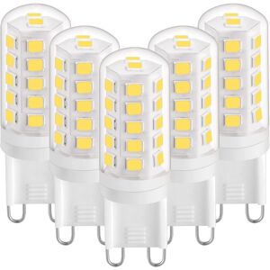 Memkey - G9 led Bulbs, 3W Natural White 4000K G9 led Light Bulbs 420lm Equivalent to 28W 40W Halogen Bulbs, G9 led Corn Bulbs for Desk Lamps Flicker Memkey - G9 led Bulbs, 3W Natural White 4000K G9 led Light Bulbs 420lm Equivalent to 28W 40W Halogen Bulbs, G9 led Corn Bulbs for Desk Lamps Flicker