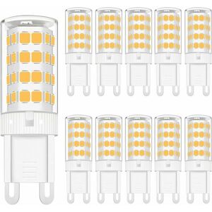 DEWDAT G9 LED Light Bulbs Dimmable, 5W LED Small Corn Bulb Warm White, 360° Beam Angle Energy Saving Light Bulbs for Home Lighting LED Lamp 10 Pack DEWDAT G9 LED Light Bulbs Dimmable, 5W LED Small Corn Bulb Warm White, 360° Beam Angle Energy Saving Light Bulbs for Home Lighting LED Lamp 10 Pack