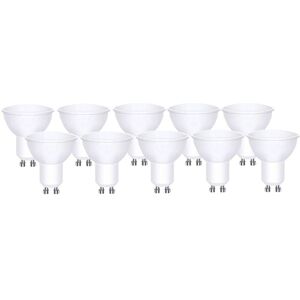 Extrastar - GU10 4W led Light bulb Warm White, 3000K (Pack of 10) Extrastar - GU10 4W led Light bulb Warm White, 3000K (Pack of 10)