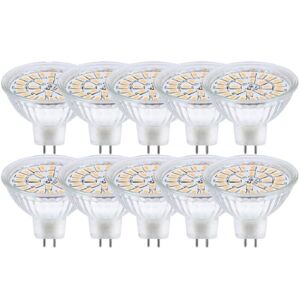 Memkey - GU5.3 led bulb, MR16 led 12 v, 3 w, equivalent to 30 w halogen lamp, warm white 3000 k, non-dimmable led spot bulb, 10 pieces [energy class Memkey - GU5.3 led bulb, MR16 led 12 v, 3 w, equivalent to 30 w halogen lamp, warm white 3000 k, non-dimmable led spot bulb, 10 pieces [energy class