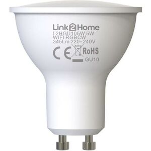 Link2Home Gu10 Wi-Fi LED RGB Lamp - Dimmable, App Control Link2Home Gu10 Wi-Fi LED RGB Lamp - Dimmable, App Control