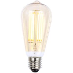 Litecraft - Light Bulb E27 Edison Screw 6 Watt Teardrop Filament led - Gold Tint Litecraft - Light Bulb E27 Edison Screw 6 Watt Teardrop Filament led - Gold Tint