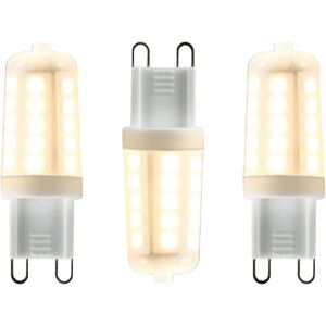Litecraft - Light Bulb G9 3.5 Watt Dimmable 3000K Warm White led in Frosted - 3 Pack Litecraft - Light Bulb G9 3.5 Watt Dimmable 3000K Warm White led in Frosted - 3 Pack