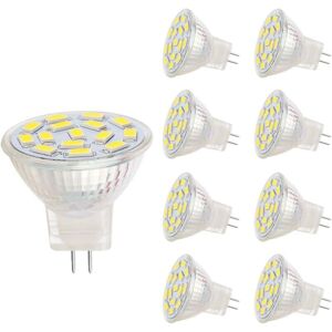 Beijiyi - MR11 led Bulbs, GU4.0 Base, 3W, Matching 20-30W Halogen Bulbs, 12V ac/dc, 350lm, 120° Spotlight, Track Lighting, White (6000K, 8 Pack) Beijiyi - MR11 led Bulbs, GU4.0 Base, 3W, Matching 20-30W Halogen Bulbs, 12V ac/dc, 350lm, 120° Spotlight, Track Lighting, White (6000K, 8 Pack)