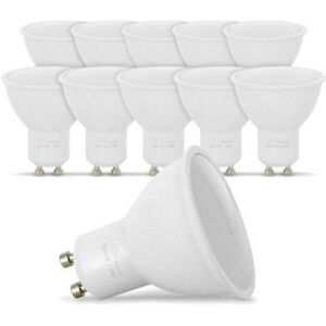 Gotrays - Pack of 10 GU10 5W led bulbs eq. 3000K warm white Gotrays - Pack of 10 GU10 5W led bulbs eq. 3000K warm white