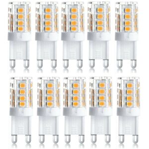 Linghhang - Pack of 10 led Spotlight, led Decorative Light, G9 led Bulb, 5W Warm White Cold White, Energy Saving led Bulbs, Replacement Halogen Bulb, Linghhang - Pack of 10 led Spotlight, led Decorative Light, G9 led Bulb, 5W Warm White Cold White, Energy Saving led Bulbs, Replacement Halogen Bulb,