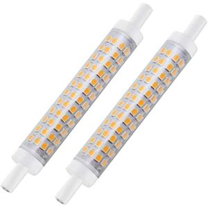 Neige - R7s led Bulb 118mm 10W 1300lm Warm White 3000K 85-265V J118 Type j Linear Double Ended 100W Halogen Equivalent for Landscape Spotlight (2 Neige - R7s led Bulb 118mm 10W 1300lm Warm White 3000K 85-265V J118 Type j Linear Double Ended 100W Halogen Equivalent for Landscape Spotlight (2