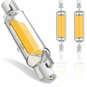 R7S LED Bulbs 78mm Dimmable 10W R7S COB LED Bulbs R7S LED 78mm High Brightness Warm White 3000K R7S LED Lamp 600lm 360° Beam Lighting AC 220-240V 2 R7S LED Bulbs 78mm Dimmable 10W R7S COB LED Bulbs R7S LED 78mm High Brightness Warm White 3000K R7S LED Lamp 600lm 360° Beam Lighting AC 220-240V 2