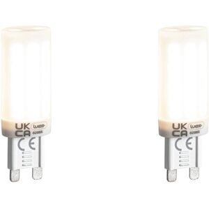 LUEDD Set of 2 G9 3-Step Dimmable led Bulbs Opal 4.5W 500lm 4000K LUEDD Set of 2 G9 3-Step Dimmable led Bulbs Opal 4.5W 500lm 4000K