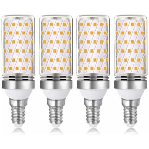 Aiperq - Set of 4 E14 led Bulbs 16W Warm White 3000K 1600LM Equivalent to 100W 120W E14 Halogen Lamp ac 230V Non-Dimmable Aiperq - Set of 4 E14 led Bulbs 16W Warm White 3000K 1600LM Equivalent to 100W 120W E14 Halogen Lamp ac 230V Non-Dimmable