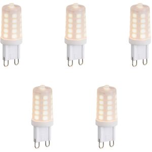 LUEDD Set of 5 Dimmable G9 LED Bulbs Opal 1.2W 100lm 2200K LUEDD Set of 5 Dimmable G9 LED Bulbs Opal 1.2W 100lm 2200K